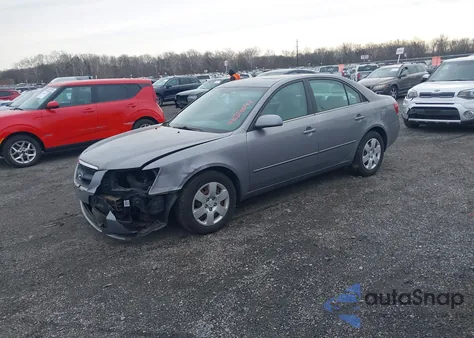 2008 Hyundai Sonata Gls V6 from USA, damaged, VIN 5NPET46F08H392878